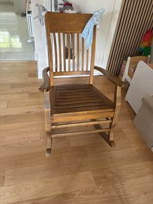 Rocking chair - real wood.