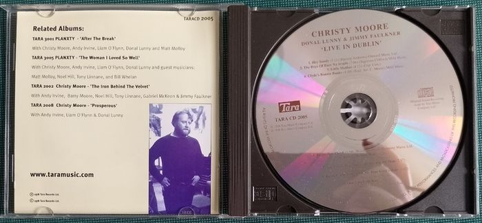 Christy Moore, Donal Lunny & Jimmy Faulkner - Live In Dublin CD (1978) 2020 Reissue Folk EX+
