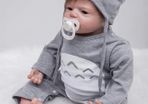 Reborn Baby Boy Dolls 22 Inch/55cm Reborn Toddler Doll Soft Vinyl Silicone Real Life Like Looking Newborn Dolls Magnet Pacifier Birthday Gifts Toys (FREE POSTAGE)