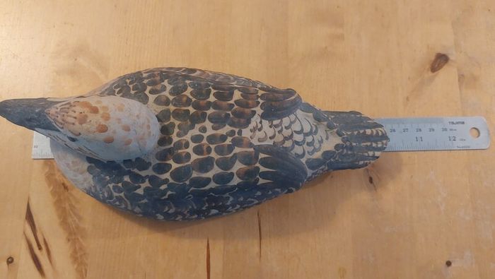Stunning and Rare Vintage Kilkenny Design Workshops Eider Duck Hand-Painted Ceramic Model by Oisin Kelly RHA (1915-1981), Excellent Condition
