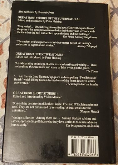 Great Irish Tales Of The Unimaginable: Stories Of Fantasy And Myth, Ed. Peter Haining