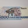 BRAZIL 1-5000 Cruzeiros 1990-1993 UNC 9notes Image 4
