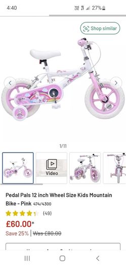 12" girls bike