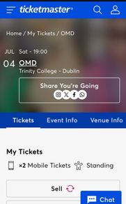 OMD Tickets - Trinity
