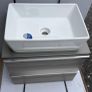 Cersanit Virgo Vanity Unit Dark Oak 60cm + Basin Image 4