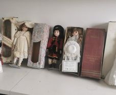 vintage porcelain doll
