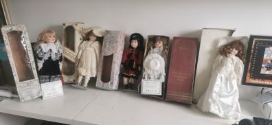 vintage porcelain doll