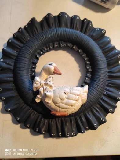 Ceramic Goose Wreath