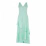 Warehouse Satin Ruffle Dress (UK 12) Brand New Image 2