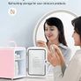 NEW SALE | Mini Fridge 4 Litre, 6 Can Portable AC+DC Power Cooler & Warmer, for Bedrooms, Cars, Offices; Skincare, Makeup, Cosmetics, Food Image 3