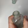 266 - Set of 4 Vintage Universal Medicine Chemicals Clear Glass Decorative Collectible Bottles Image 9