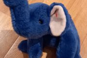 TY Beanie Buddy Blue Elephant large