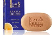Fair and white Exfoliating whitening soap