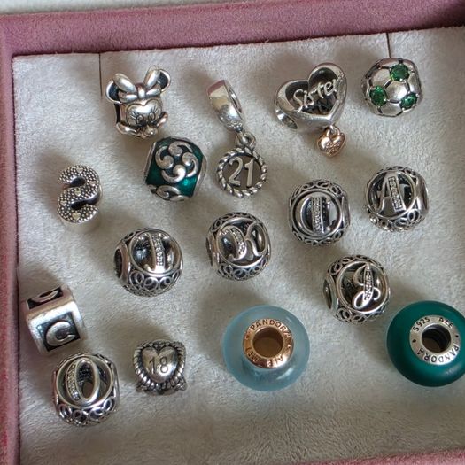 Pandora various charms available.Very good condition hallmarked