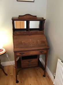 Edwardian Rosewood Bureau