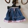 Girls denim skirt Image 2