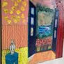 Original Abstract Painting Matisse Style meets Poolbeg Chimneys Inspired Painting Original Art Painting Irish Abstract ArtSeascape Dublin Image 7