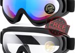 NEW SALE | 2-Pack Ski Goggles, Compatible Snowboard Goggles