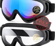 NEW SALE | 2-Pack Ski Goggles, Compatible Snowboard Goggles