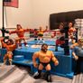 WWF Hasbro ring, 1 boxed used and 1 loose used + figures Image 2
