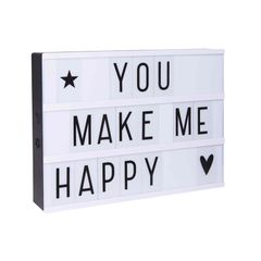 New Led Create Combination Light Box Night Table Lamp DIY Letters Symbols #1259