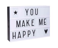 New Led Create Combination Light Box Night Table Lamp DIY Letters Symbols #1259