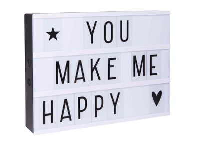 New Led Create Combination Light Box Night Table Lamp DIY Letters Symbols #1259