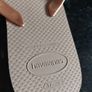 Gold Haviana flip flops women's UK size 4 Image 3