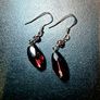 Necklace and purple stone earrings set Image 3