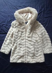 DKNY Faux Fur Jacket