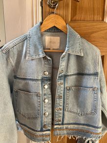 Maje denim jacket size 1