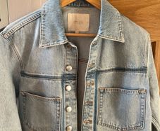 Maje denim jacket size 1