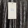 skirt black sparkle pleated skirt elastic waistband size m/l Image 7