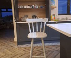 E40 Each Grey wooden bar stools