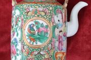 Chinese famille rose teapot.