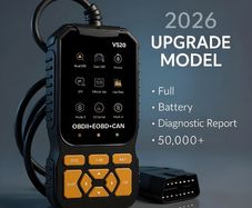 Professional OBD2 Diagnostic Scanner Tool, USB-Powered Engine Fault Detector,