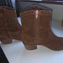 Suede cowboy boots, size 4UK (37) Image 3