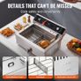 Commercial Electric Deep Fryer 20L  3000W Dual Heating Countertop Fryer for Chicken & Chips Image 4