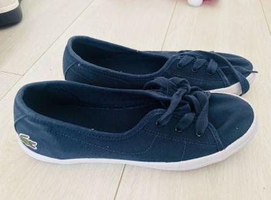 Lacoste Canvas Sneakers,Size 6.5 UK / 39 EU
