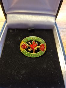 WW1 Women's Institutes (WI) for Home and Country Welsh Badge
