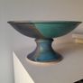 Mary Gleeson Pottery Compote Bowl with original label Image 4