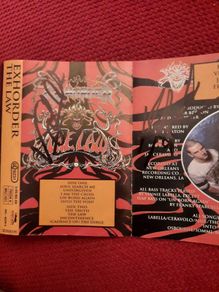 EXHORDER - The Law - Cassette- 1991 Dutch pressing(AUTOGRAPHED by Kyle Thomas and Vinnie LaBella)