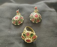 Turkish earrings and ring set