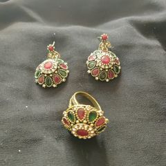Turkish earrings and ring set