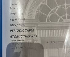 Institute Chemistry Higher Level Full notes