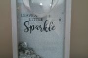 Hanging sparkle picture