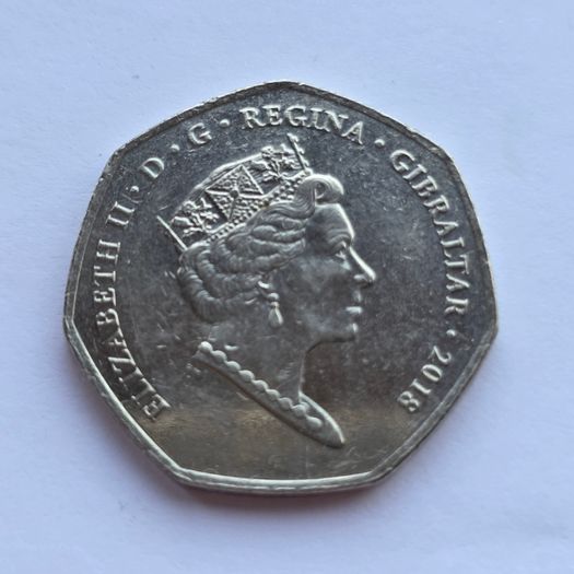 Gibraltar 50 pence 2018 -  Calpe House