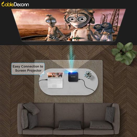 CableDeconn 5M Premium HDMI 2.1 UHD/3D 8K (7680x4320@60Hz) 48Gbps (Nylon Braided/Gold Plated) Cable (Brand New/Warranty)