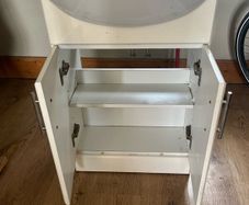 Hand basin and cabinet