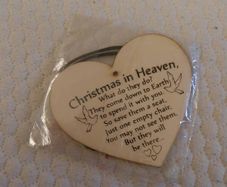 Bnwt heaven wooden heart